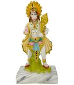 Chaque Decor  Hanuman Handpainted Idol For Success & Gifts/Pooja Room/Home Decoration