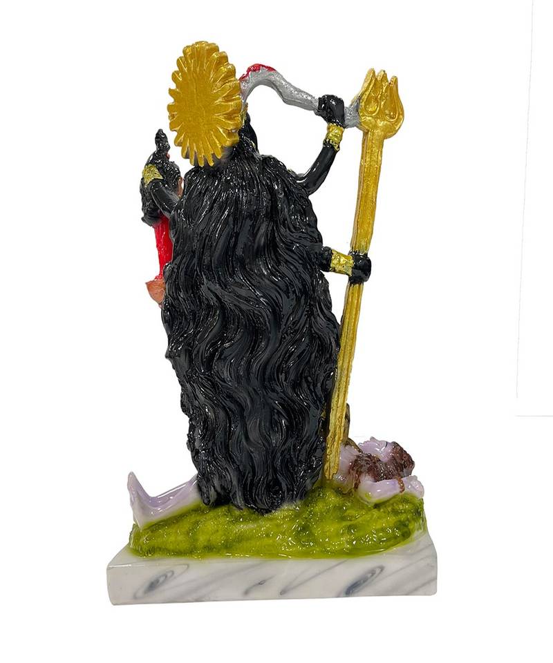 Chaque Decor  Kali Handpainted Idol For Success & Gifts/Pooja Room/Home Decoration