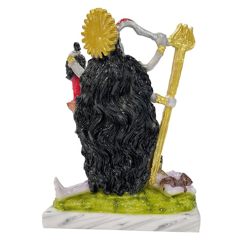 Chaque Decor  Kali Handpainted Idol For Success & Gifts/Pooja Room/Home Decoration