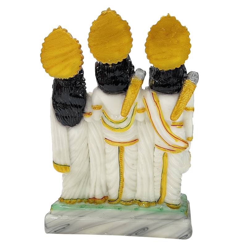 Chaque Decor  Ram Darbar Handpainted Idol For Success & Gifts/Pooja Room/Home Decoration
