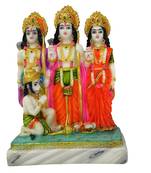 Chaque Decor  Ram Darbar Handpainted Idol For Success & Gifts/Pooja Room/Home Decoration