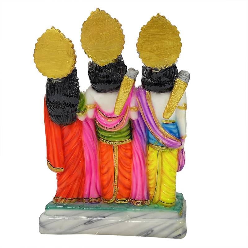 Chaque Decor  Ram Darbar Handpainted Idol For Success & Gifts/Pooja Room/Home Decoration
