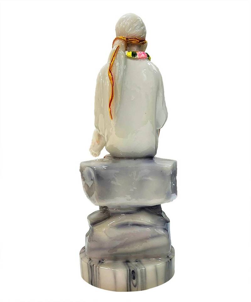 Chaque Decor  Sai Baba Handpainted Idol For Success & Gifts/Pooja Room/Home Decoration