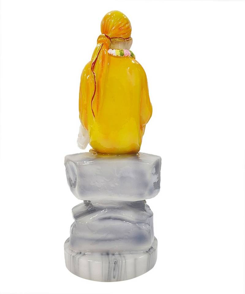 Chaque Decor  Sai Baba Handpainted Idol For Success & Gifts/Pooja Room/Home Decoration