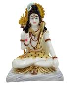Chaque Decor  Shiv Ji Handpainted Idol For Success & Gifts/Pooja Room/Home Decoration