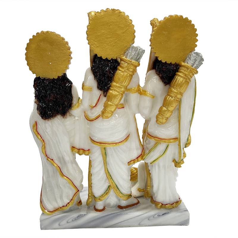 Chaque Decor  Ram Darbar Handpainted Idol For Success & Gifts/Pooja Room/Home Decoration