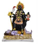 Chaque Decor  Kali Handpainted Idol For Success & Gifts/Pooja Room/Home Decoration