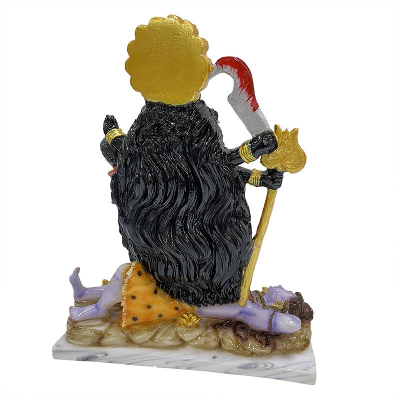 Chaque Decor  Kali Handpainted Idol For Success & Gifts/Pooja Room/Home Decoration