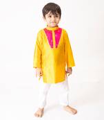 Yellow Mustard Kurta Set