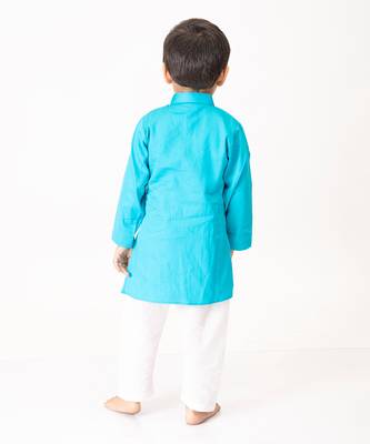 Sky Blue Kurta Set 3