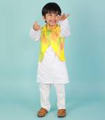 Colour Splash Nehru Jacket Set