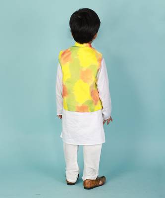 Colour Splash Nehru Jacket Set 2