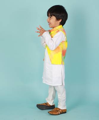 Colour Splash Nehru Jacket Set 3