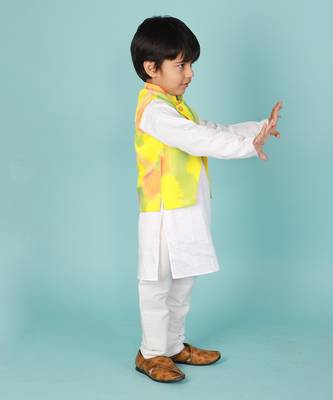 Colour Splash Nehru Jacket Set 4