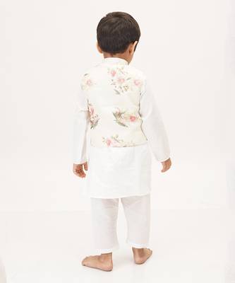 White Rose Nehru Jacket Set 6