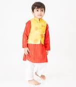 Yellow Rose Print Jacket Set