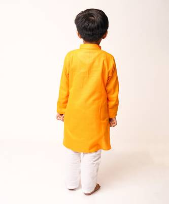 Orange Gota Kurta Set 3