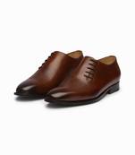 Brown Full Grain Calf Leather Uppers  Shoes