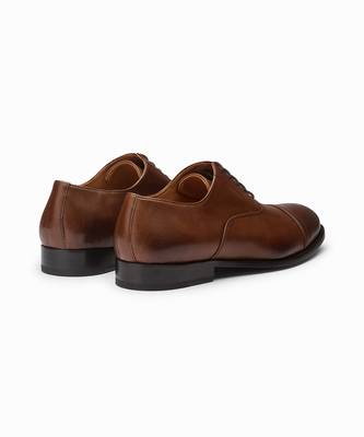 Dark Brown Full Grain Calf Leather Uppers  Shoes 6