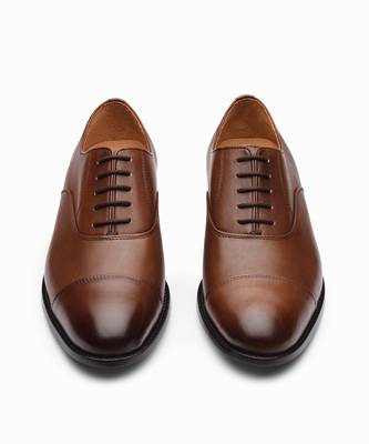 Dark Brown Full Grain Calf Leather Uppers  Shoes 7