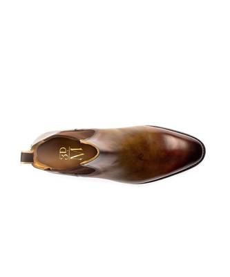 Olive & Brown Full Grain Calf Leather Uppers  Shoes 7