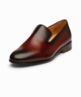 Oxblood And Black Full Grain Calf Leather Uppers  Shoes 2