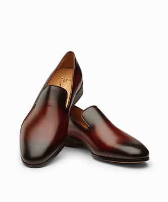 Oxblood And Black Full Grain Calf Leather Uppers  Shoes 5