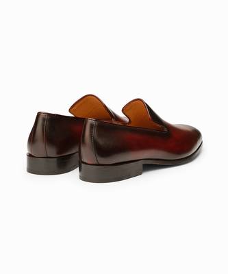 Oxblood And Black Full Grain Calf Leather Uppers  Shoes 6