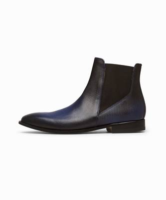 Blue & Black Full Grain Calf Leather Uppers  Shoes 2