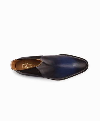 Blue & Black Full Grain Calf Leather Uppers  Shoes 7