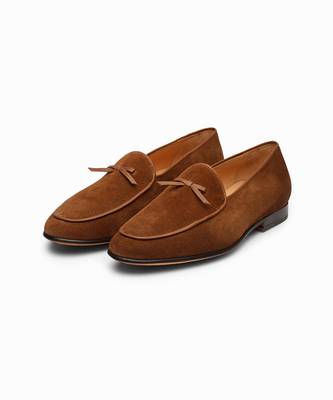 Cognac Full Grain Calf Leather Uppers  Shoes 1