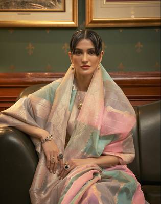 Kenzo Organza Party Wear Sequins Saree Collection 2