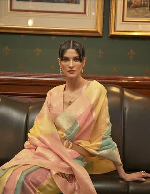 Kenzo Organza Party Wear Sequins Saree Collection 2