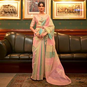Kenzo Organza Party Wear Sequins Saree Collection 1
