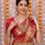 RED BEAUTIFUL BRIDAL SAREE 