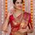 RED BEAUTIFUL BRIDAL SAREE 