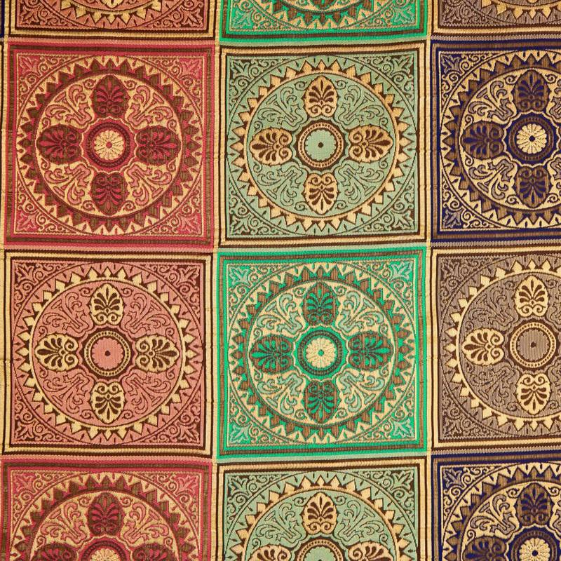 Chiku Kanjivaram Silk Saree With Zari Weaving