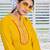 Yellow Colour Short Kurti For Girlish Office Looks