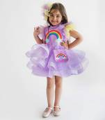 Rainbow Lavender Dress