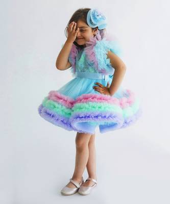 Zoe Sequins Multi Colour Dress 3