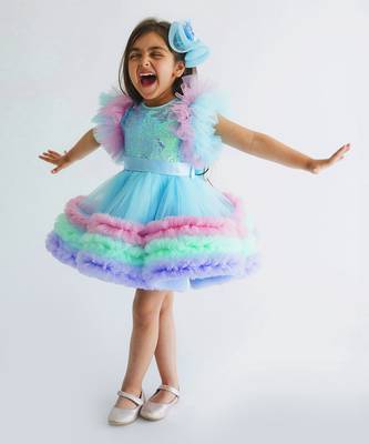 Zoe Sequins Multi Colour Dress 4