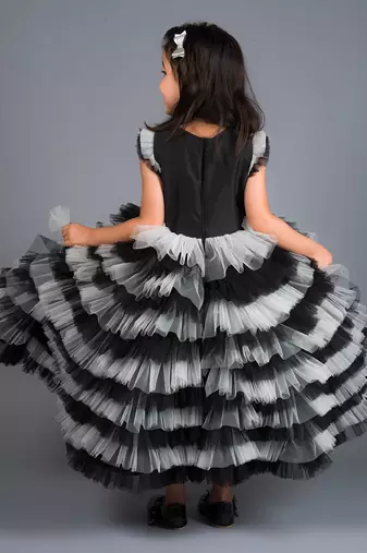 Black Garnet Princess Gown