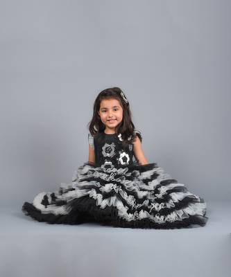 Black Garnet Princess Gown 3