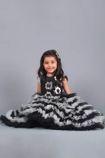 Black Garnet Princess Gown