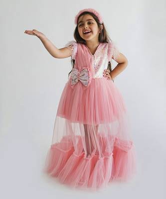 Peach Maisha Princess Gown 2