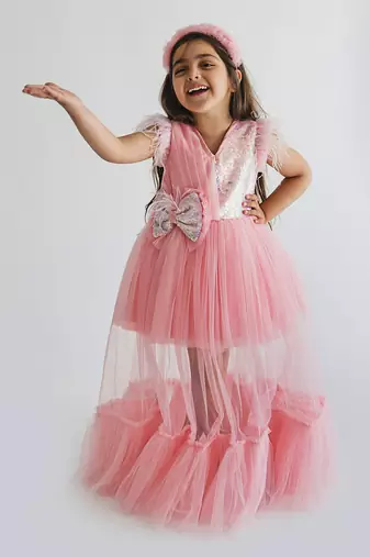 Peach Maisha Princess Gown
