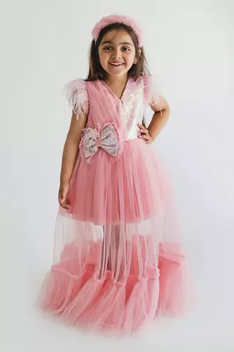 Peach Maisha Princess Gown