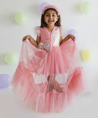 Peach Maisha Princess Gown 4