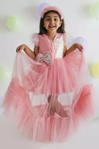 Peach Maisha Princess Gown