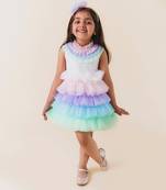 Rosy Unicorn Colour Dress